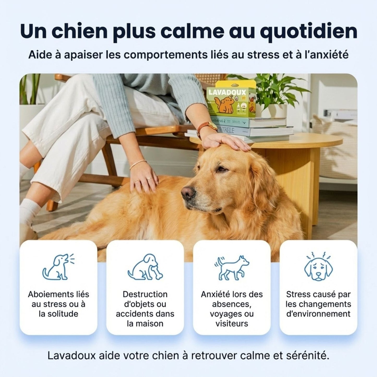 Lavadoux® – Diffuseur Apaisant pour Chiens
